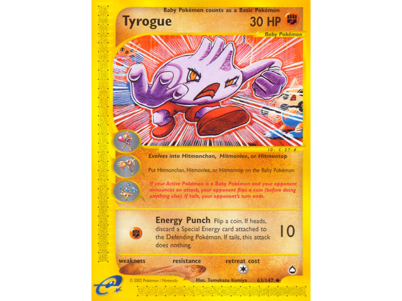 Tyrogue (Reverse Holo)