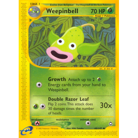 Weepinbell (Reverse Holo)