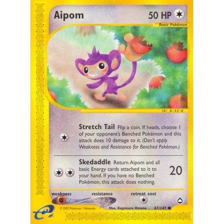 Aipom (Reverse Holo)