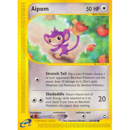 Aipom (Reverse Holo)