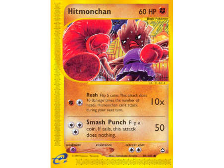 Hitmonchan (Reverse Holo)