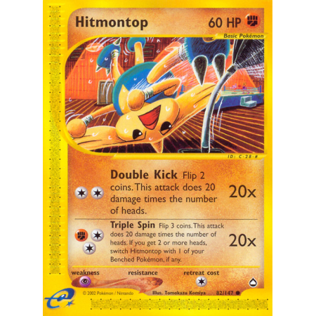 Hitmontop (Reverse Holo)