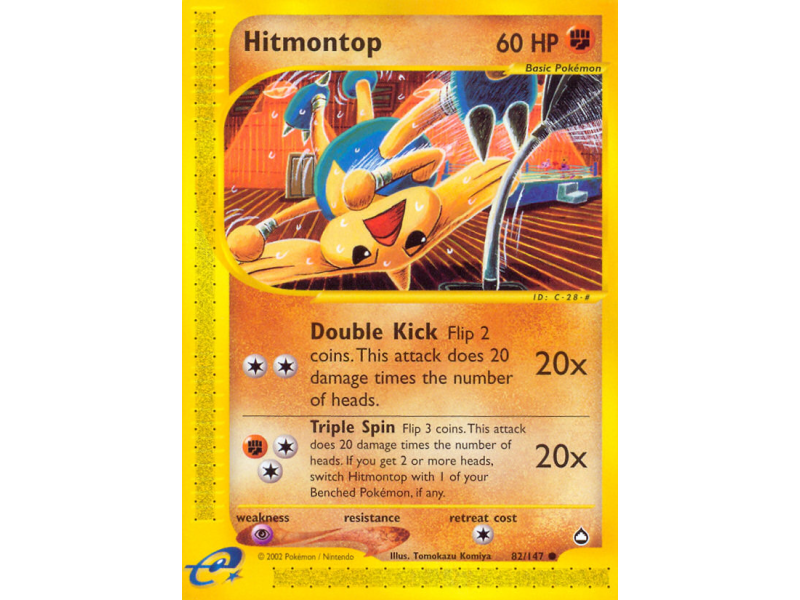Hitmontop (Reverse Holo)