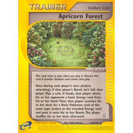 Apricorn Forest (Reverse Holo)