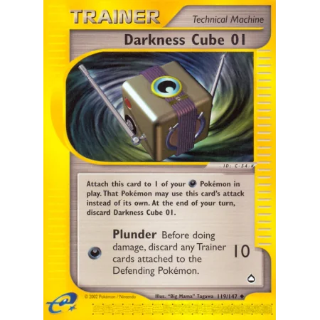 Darkness Cube 01 (Reverse Holo)