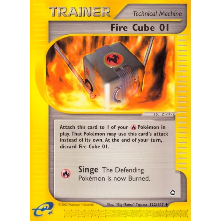 Fire Cube 01 (Reverse Holo)