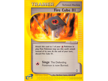 Fire Cube 01 (Reverse Holo)
