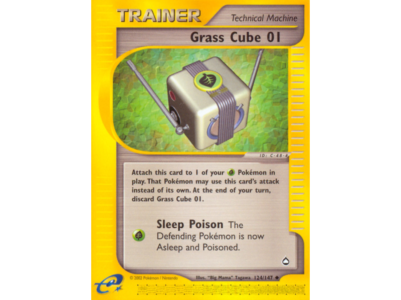 Grass Cube 01 (Reverse Holo)