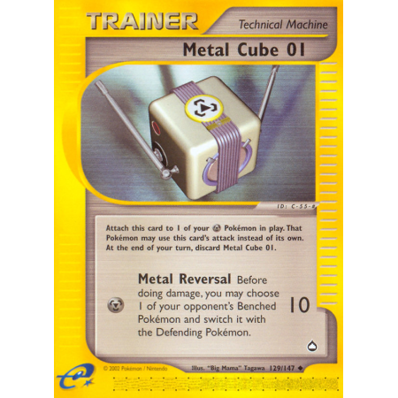 Metal Cube 01 (Reverse Holo)