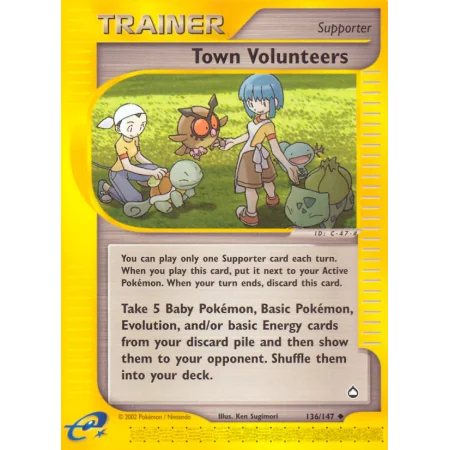 Town Volunteers (Reverse Holo)