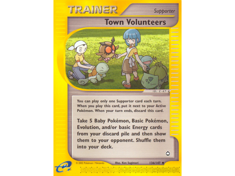 Town Volunteers (Reverse Holo)