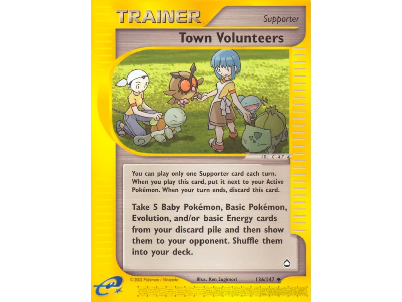 Town Volunteers (Reverse Holo)
