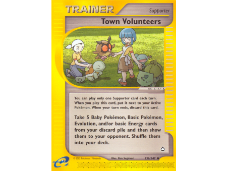 Town Volunteers (Reverse Holo)