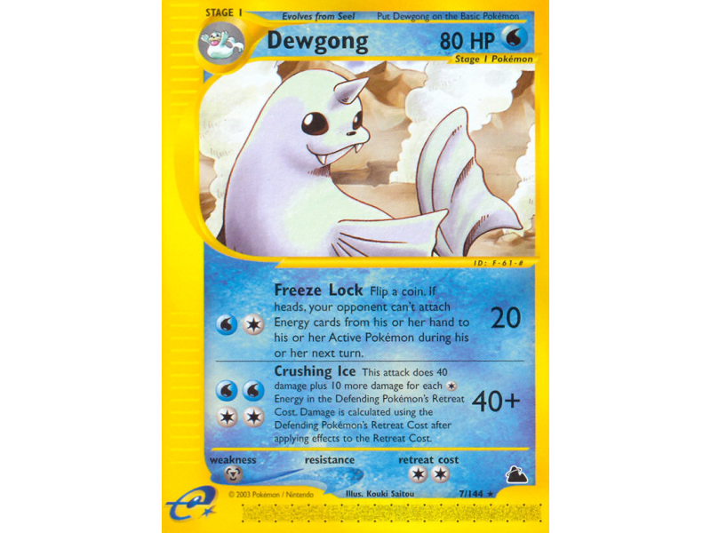 Dewgong (Reverse Holo)