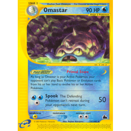 Omastar (Reverse Holo)