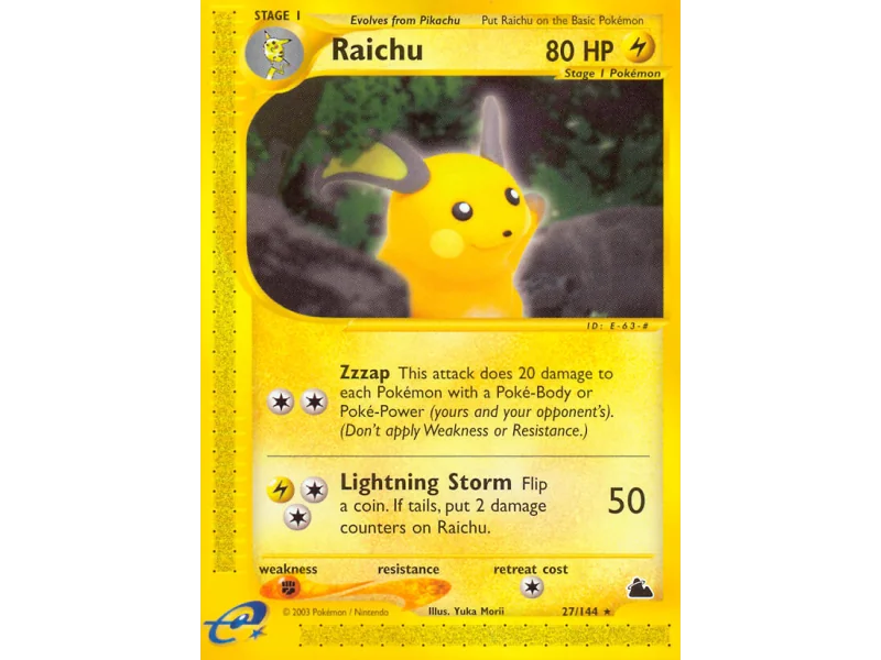 Raichu (Reverse Holo)