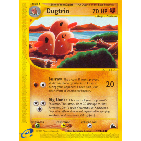 Dugtrio (Reverse Holo)