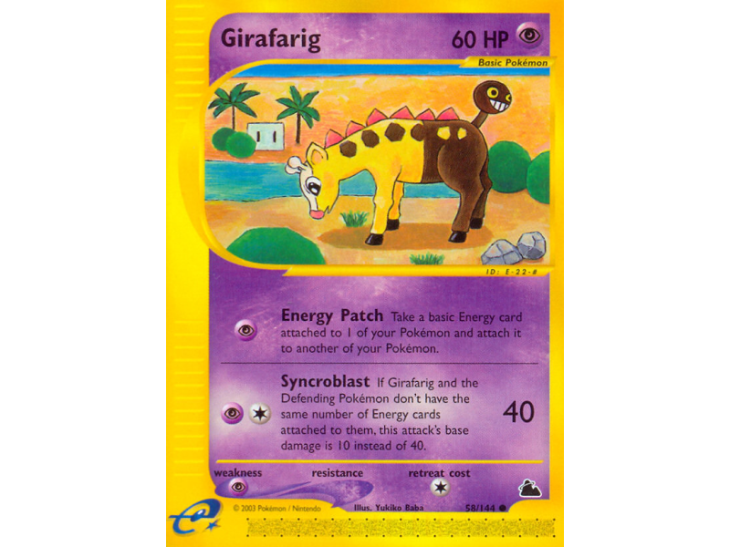 Girafarig (Reverse Holo)