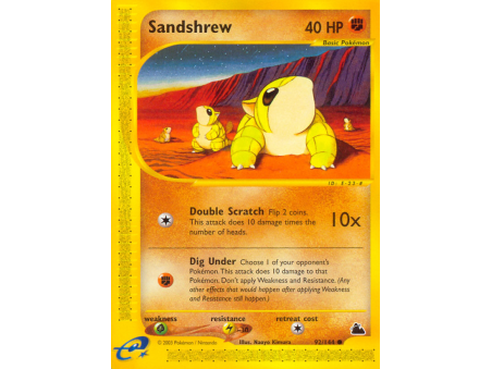 Sandshrew (Reverse Holo)