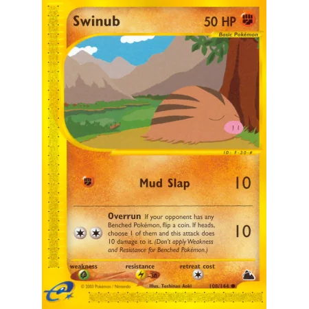 Swinub (Reverse Holo)