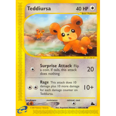 Teddiursa (Reverse Holo)