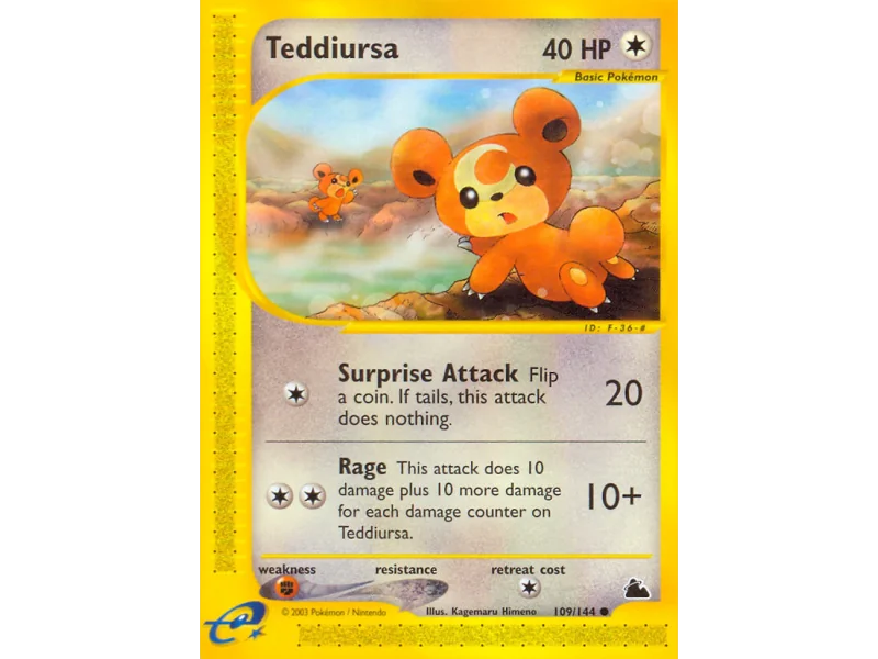 Teddiursa (Reverse Holo)