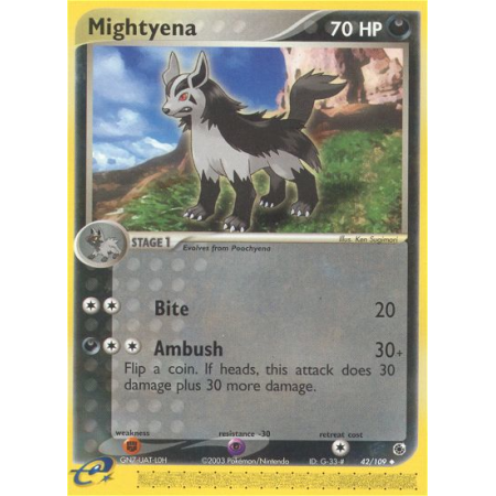 Mightyena (Reverse Holo)