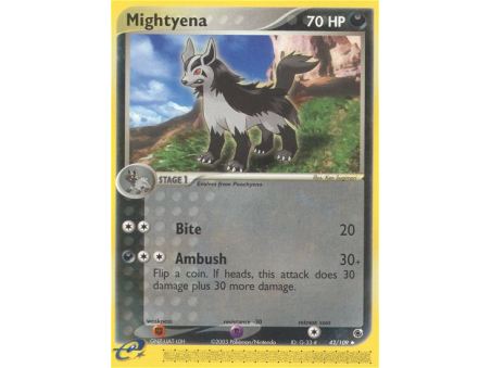 Mightyena (Reverse Holo)