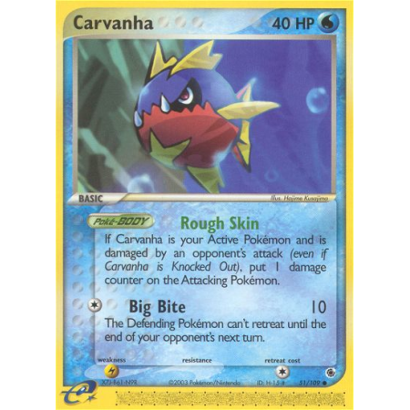 Carvanha (Reverse Holo)