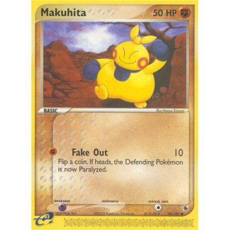 Makuhita (Reverse Holo)