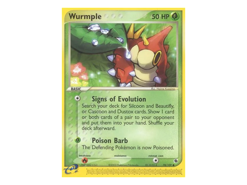 Wurmple (Reverse Holo)