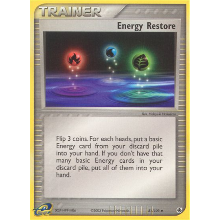 Energy Restore (Reverse Holo)