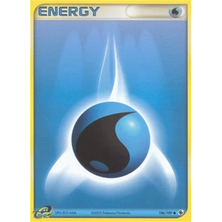 Water Energy (Reverse Holo)