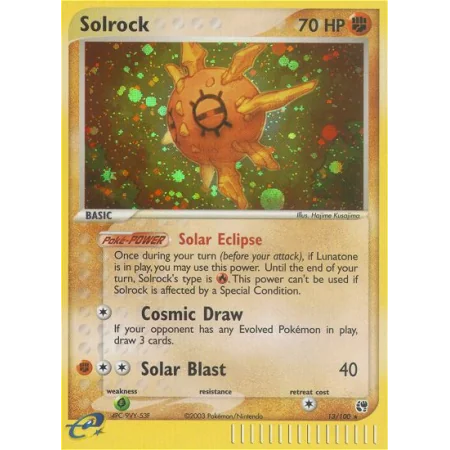 Solrock (Holo)