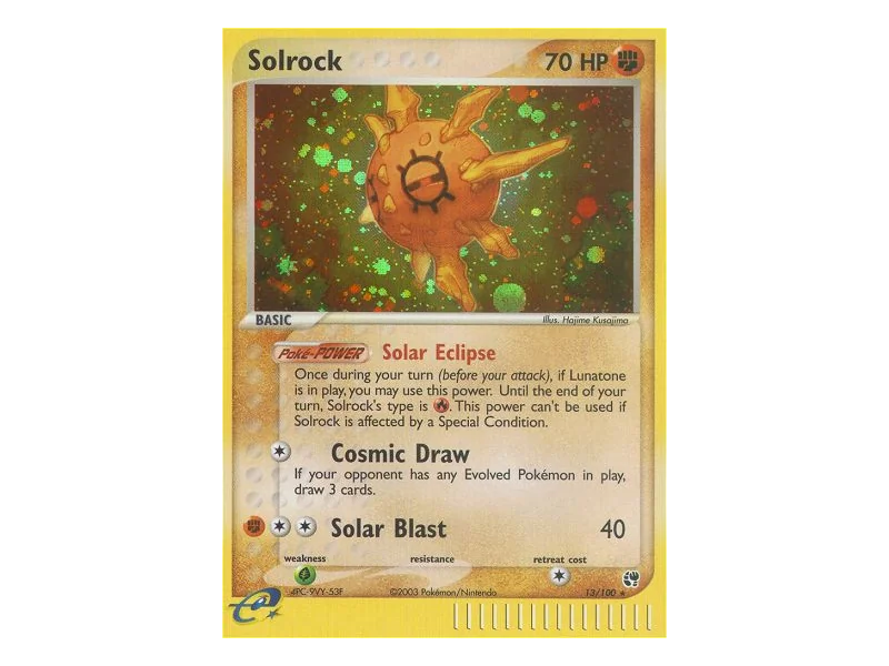 Solrock (Holo)