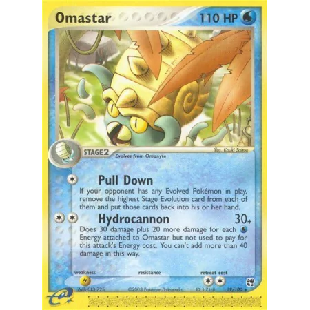 Omastar (Reverse Holo)