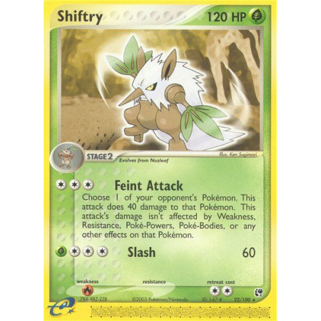 Shiftry (Reverse Holo)