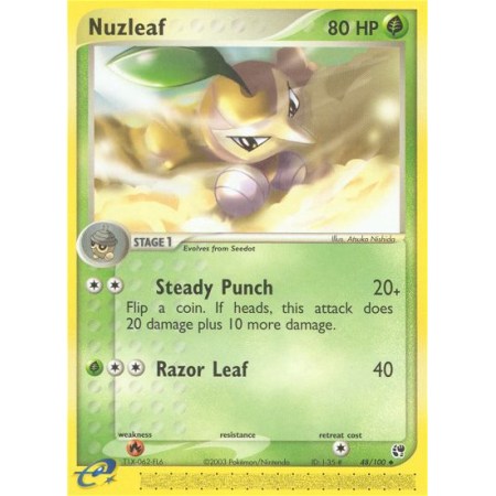 Nuzleaf (Reverse Holo)
