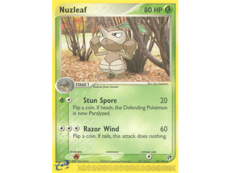 Nuzleaf (Reverse Holo)