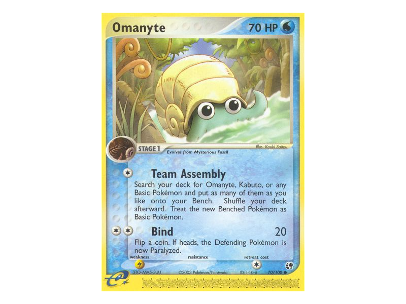 Omanyte (Reverse Holo)