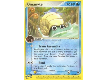 Omanyte (Reverse Holo)