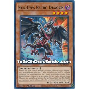 Red - Eyes Retro Dragon