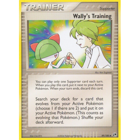 Wally's Training (Reverse Holo)