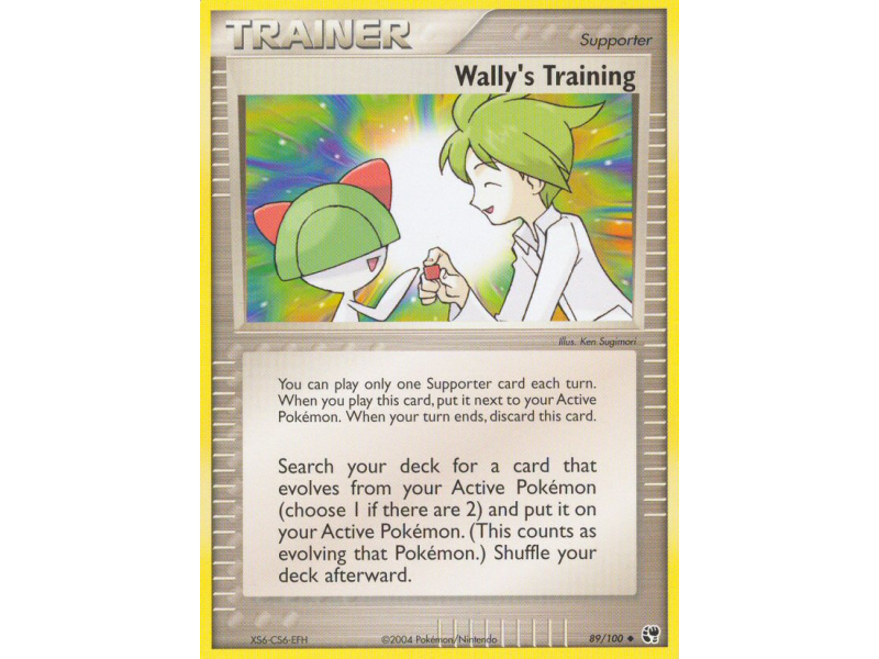 Wally's Training (Reverse Holo)