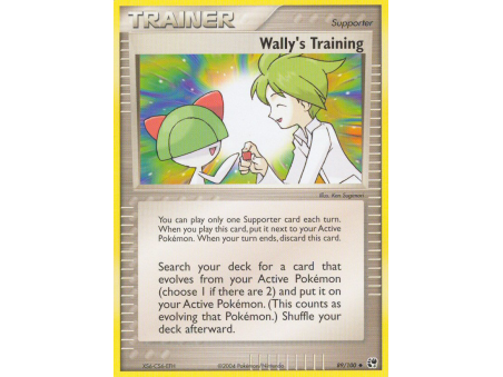 Wally's Training (Reverse Holo)