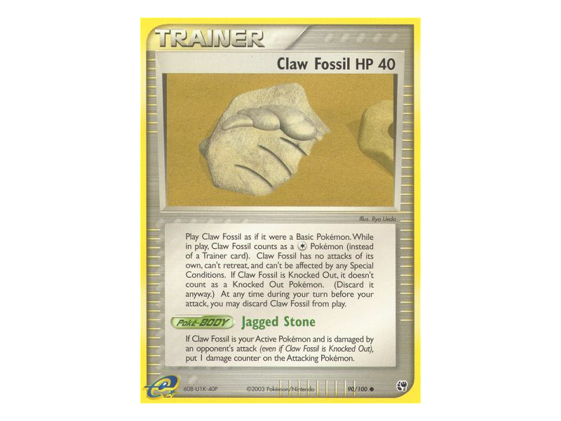 Claw Fossil (Reverse Holo)