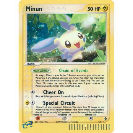 Minun (Reverse Holo)