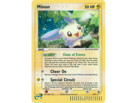 Minun (Reverse Holo)
