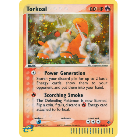 Torkoal (Reverse Holo)
