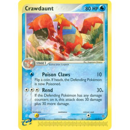 Crawdaunt (Reverse Holo)